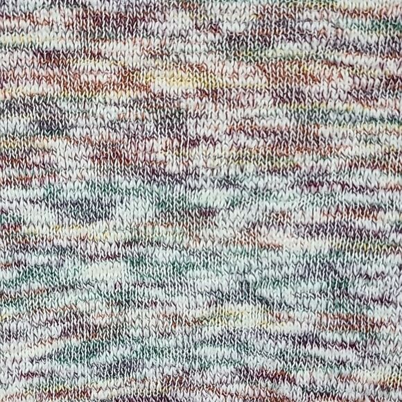 Mossimo Colorful Tan Space Dye Open Front Slub Knitted Sweater Cardigan Woman S - Picture 9 of 9